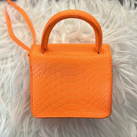 SHEIN Bags New Orange Mini Crossover Bag Poshmark